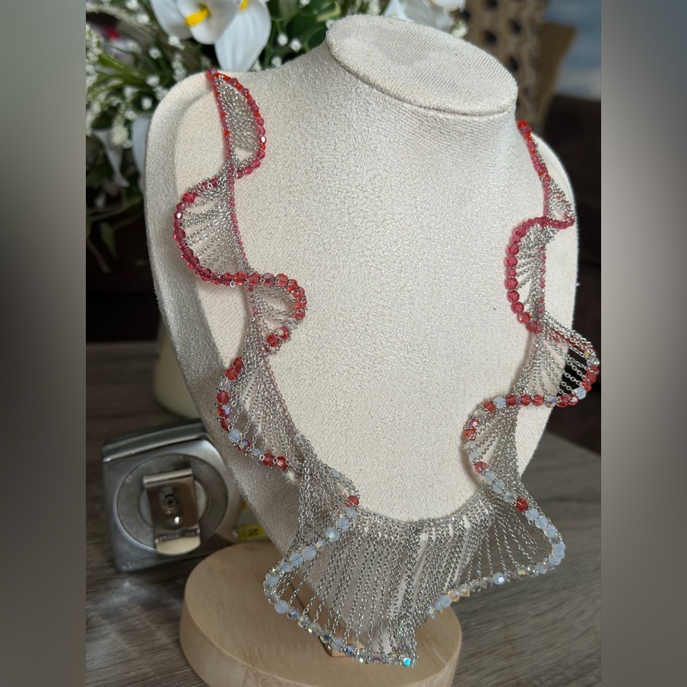 Stunning Swarovski Long Necklace Never Worn